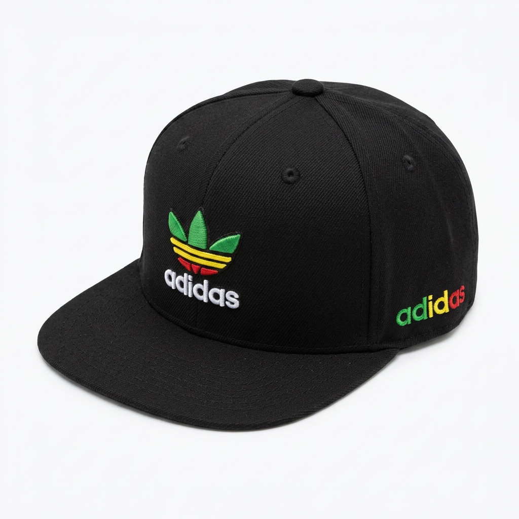Gorra adidas Originals Trefoil Negra/Rasta