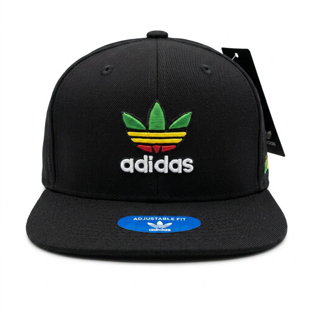 Gorra adidas Originals Trefoil Negra/Rasta