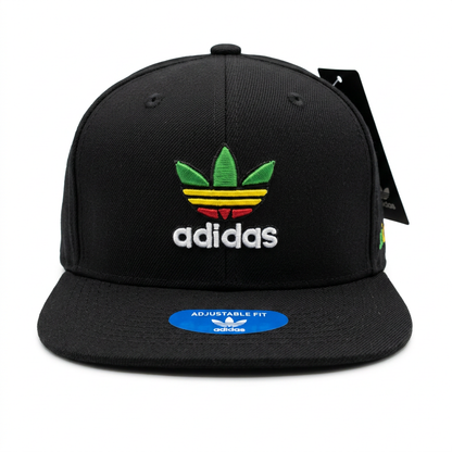 Gorra adidas Originals Trefoil Negra/Rasta