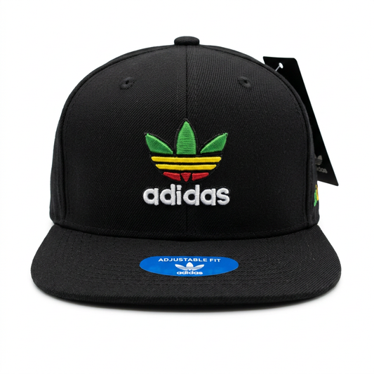 Gorra adidas Originals Trefoil Negra/Rasta