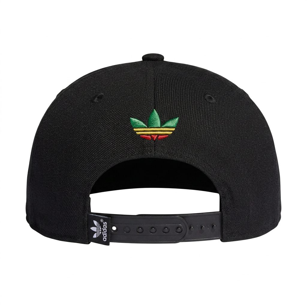 Gorra adidas Originals Trefoil Negra/Rasta