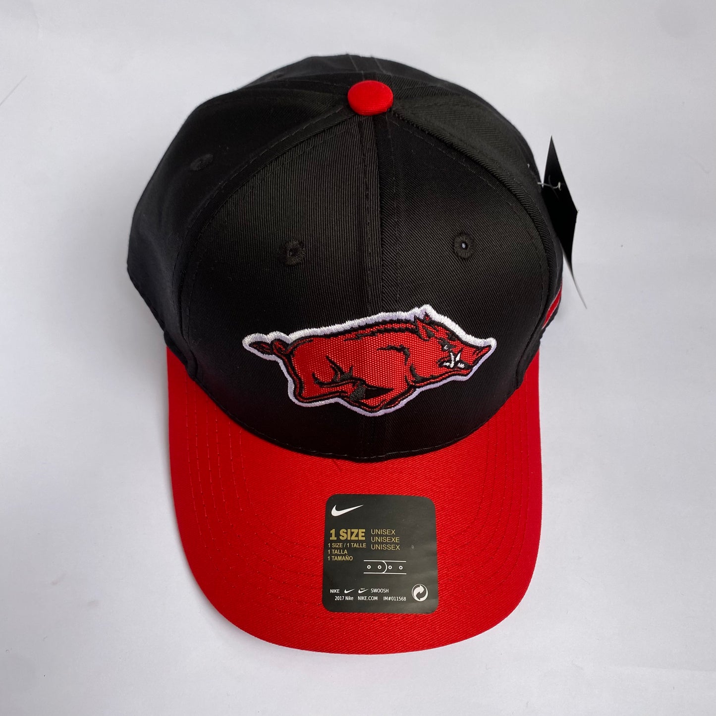 Gorra Nike Arkansas Razorbacks Negra y Roja