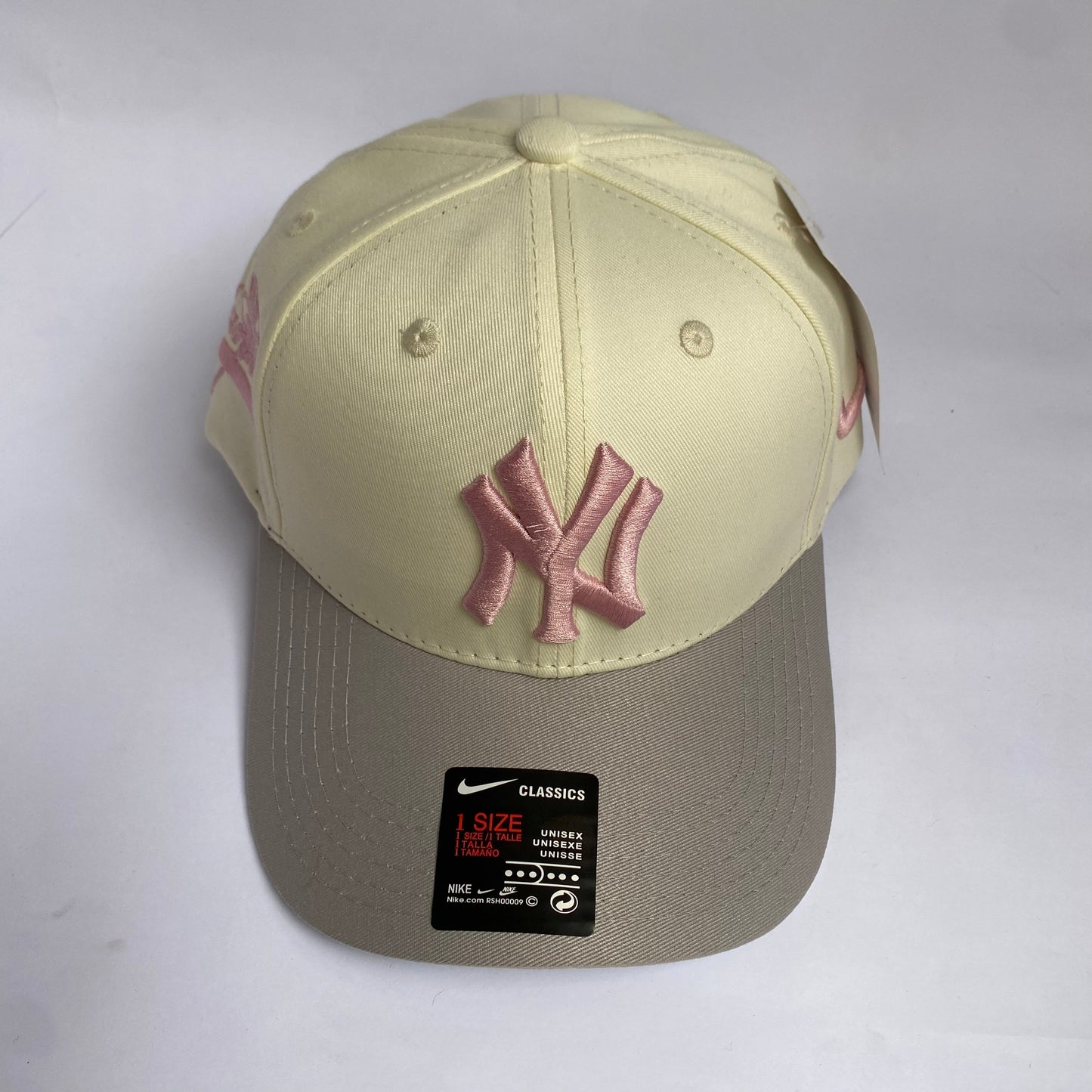 Gorra New York Yankees Nike Classics Beige / Rosa