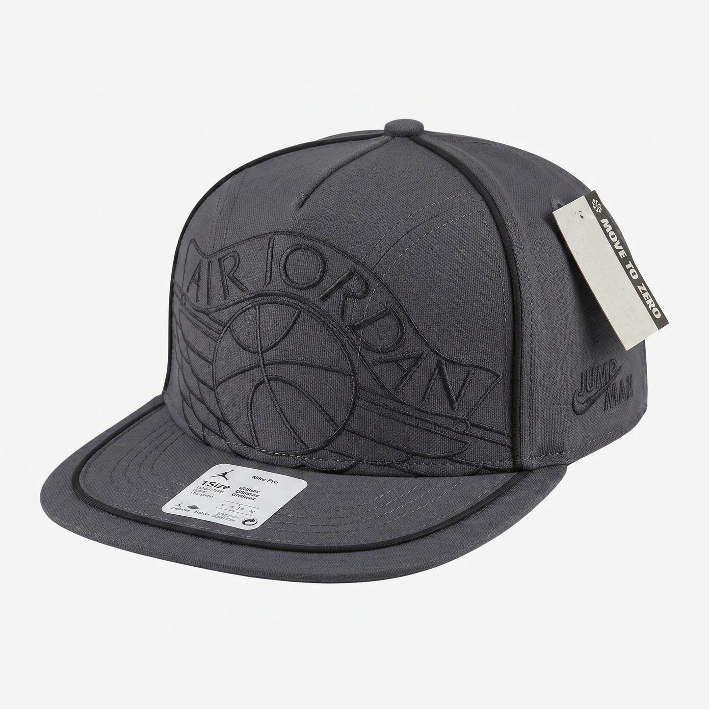 Gorra Air Jordan Pro Unstructured Wings Gris Carbon