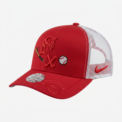 Gorra Nike Chicago White Sox Rise Trucker Roja