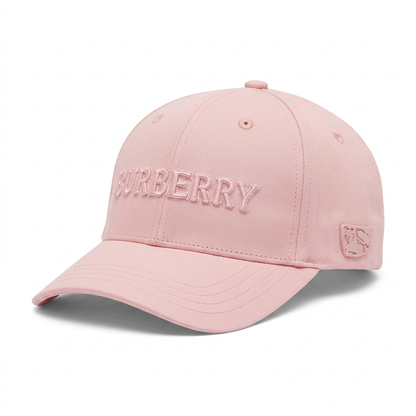 Gorra Burberry Logo Gabardine Rosa