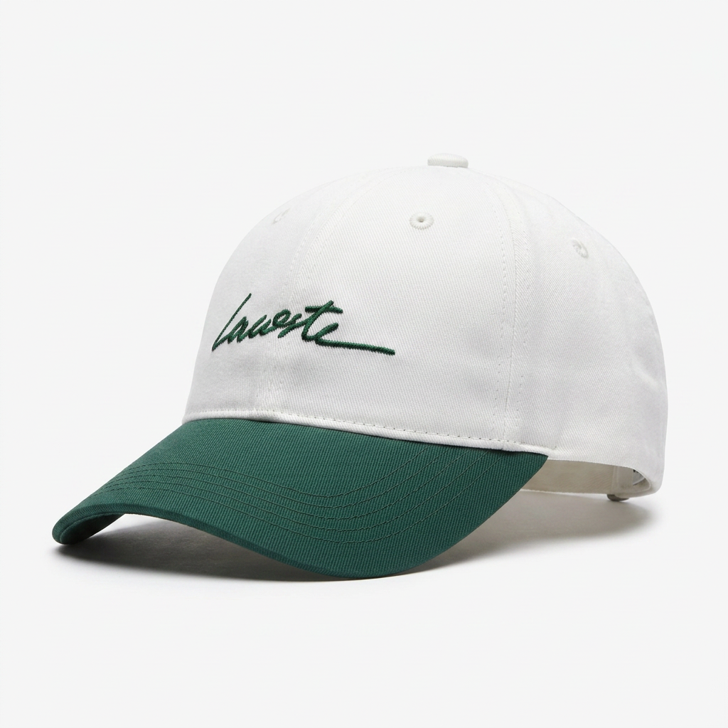 Gorra Lacoste Signature Blanca