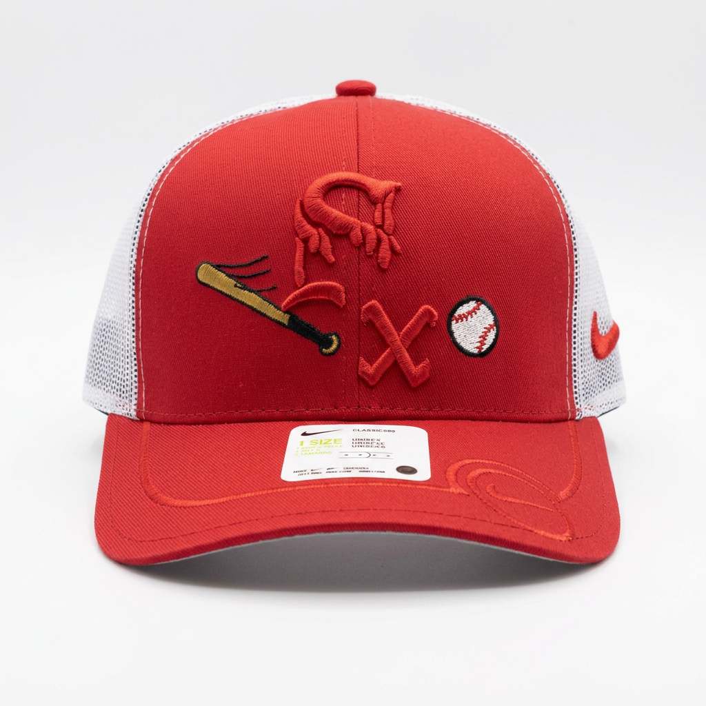 Gorra Nike Chicago White Sox Rise Trucker Roja
