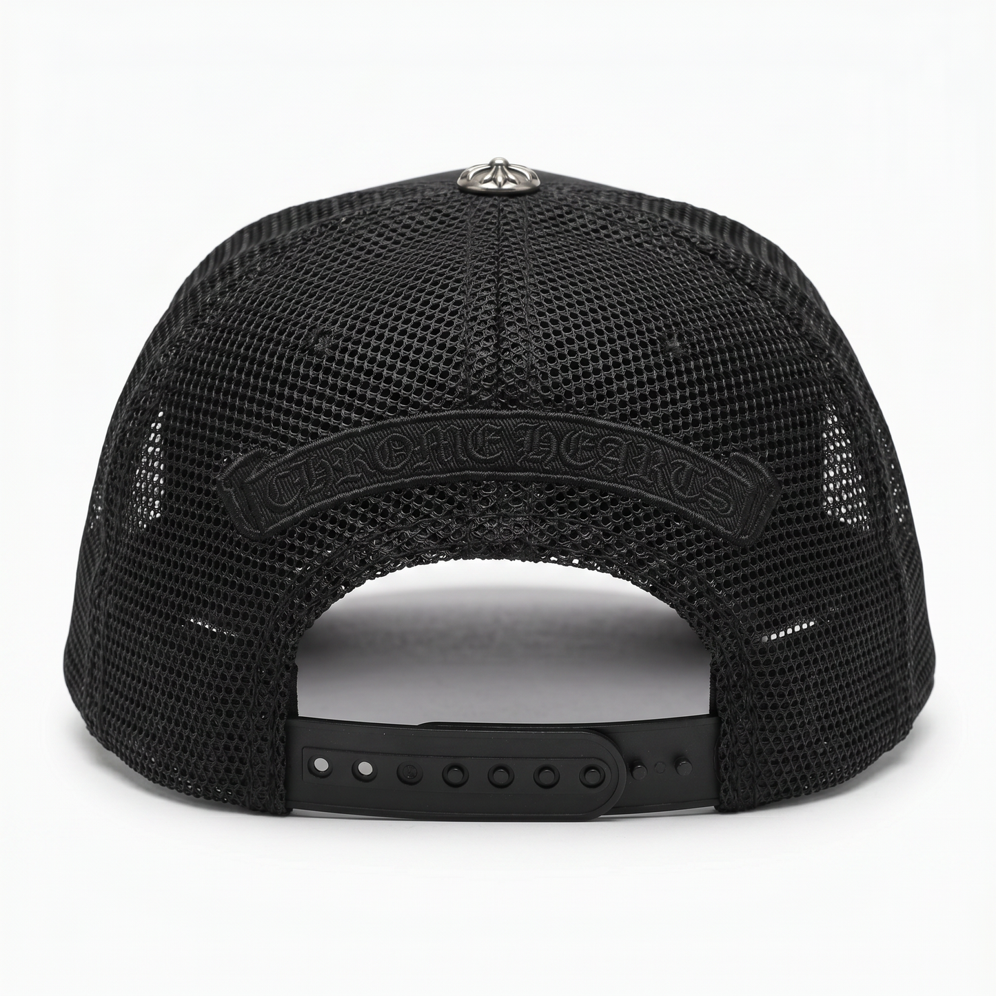 Gorra Chrome Hearts Triple Cross Trucker Negra / Negra
