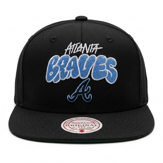 Gorra Mitchell & Ness Fit Atlanta Braves Graffiti