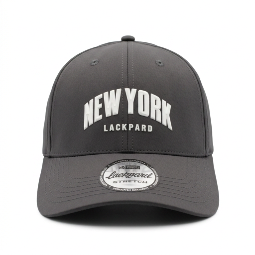 Gorra Lackpard New York Stretch Gris Grafito Ajustable