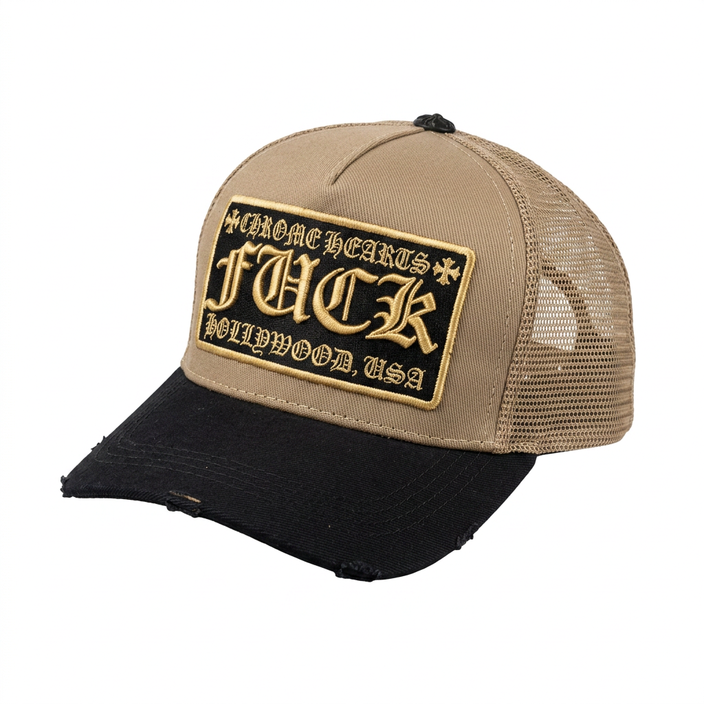 Gorra Chrome Hearts F*CK Hollywood Trucker
