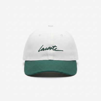 Gorra Lacoste Signature Blanca