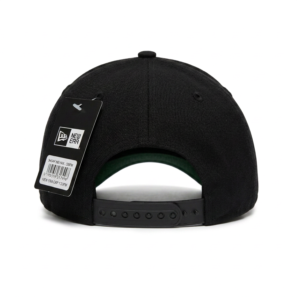Gorra New Era 9FORTY Chicago Bulls Negra Ajustable